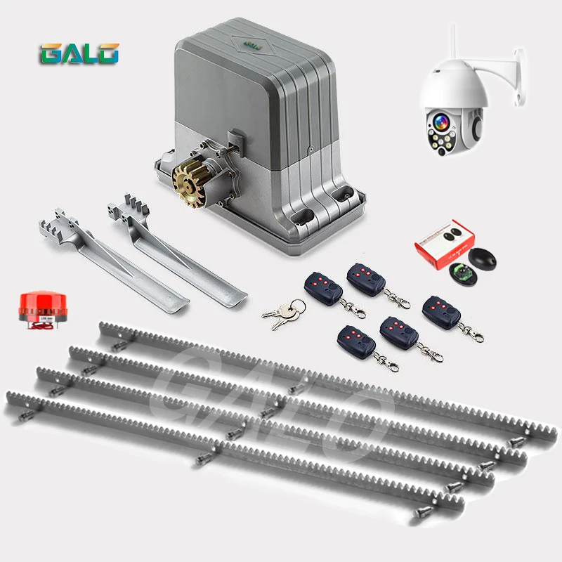 Heavy duty Rack Driven Sliding Gate Opener Rotating gear Closer Engine system for slide Gates up to 20 Feet Long 4000 Pounds
Heavy duty Rack Driven Sliding Gate Opener Rotating gear Closer Engine system for slide Gates up to 20 Feet Long 4000 Pounds