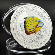 Animal Coin Congo Lucky Blue Ring Tropical Fish Ocean Gift Commemorative Coin Commemorative Medal Silver Coin Crafts Collectible
Animal Coin Congo Lucky Blue Ring Tropical Fish Ocean Gift Commemorative Coin Commemorative Medal Silver Coin Crafts Collectible