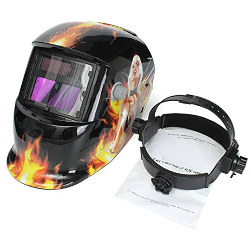 Welding Mask Hood Welding Helmet Solar Automatic(Solar Power for Recharge) Face Protection (Sexy Beauty)
Welding Mask Hood Welding Helmet Solar Automatic(Solar Power for Recharge) Face Protection (Sexy Beauty)