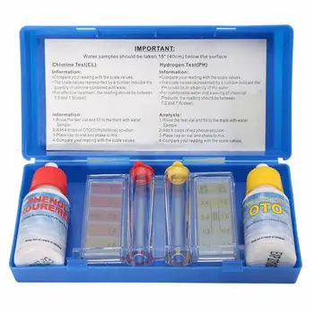 Portable Practical PH Chlorine Accessories Tools Home Kit Swimming Test Testing Pool Hydrotool Hydroponics Reagent Quality
Portable Practical PH Chlorine Accessories Tools Home Kit Swimming Test Testing Pool Hydrotool Hydroponics Reagent Quality