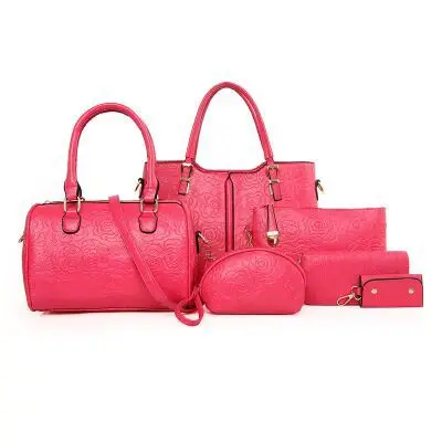 2018 Spring And Summer Europe And America Fashion Embossed Different Size Bags Six Pieces Set One-Shoulder Diagonal Handbag
2018 Spring And Summer Europe And America Fashion Embossed Different Size Bags Six Pieces Set One-Shoulder Diagonal Handbag