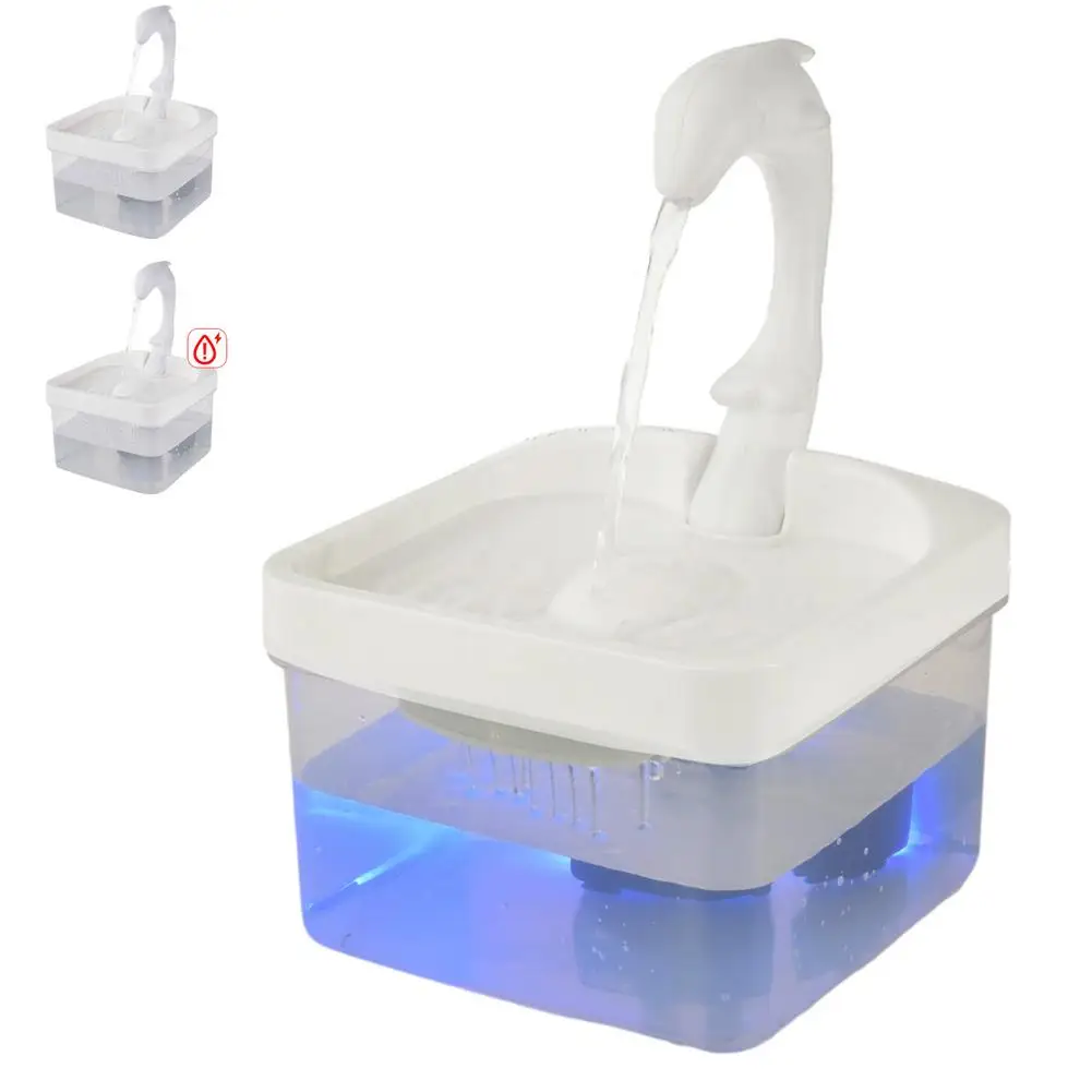 HOT!2L Pet Cat Fountain LED Blue Light USB Powered Automatic Water Dispenser Cat Feeder Drink Filter For Cats Dogs Pet Supplier
HOT!2L Pet Cat Fountain LED Blue Light USB Powered Automatic Water Dispenser Cat Feeder Drink Filter For Cats Dogs Pet Supplier
