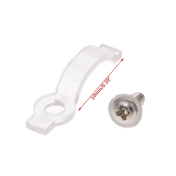 100 Pcs Mounting Bracket 10mm Fixing Clip For 5050 LED Strip Light with Screws WXTC
100 Pcs Mounting Bracket 10mm Fixing Clip For 5050 LED Strip Light with Screws WXTC