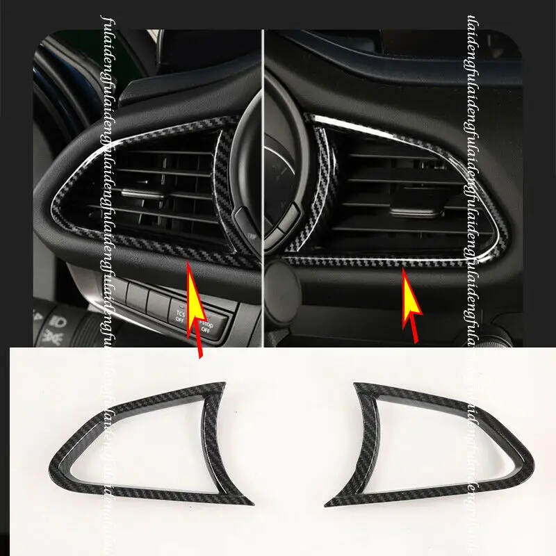 Подходит для mazda CX-30 2020-2021, новинка, АБС-пластик, углеродное волокно, приборная панель, Боковая Крышка вентиляционного отверстия, рамка, отделка, литье, аксессуары для стайлинга
Подходит для mazda CX-30 2020-2021, новинка, АБС-пластик, углеродное волокно, приборная панель, Боковая Крышка вентиляционного отверстия, рамка, отделка, литье, аксессуары для стайлинга