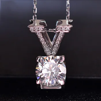 NPKDS Fashion Creative Lady Diamond Solitaire Pendant Necklace 925 Sterling Silver Necklace Birthday Anniversary Engagement Gift
NPKDS Fashion Creative Lady Diamond Solitaire Pendant Necklace 925 Sterling Silver Necklace Birthday Anniversary Engagement Gift