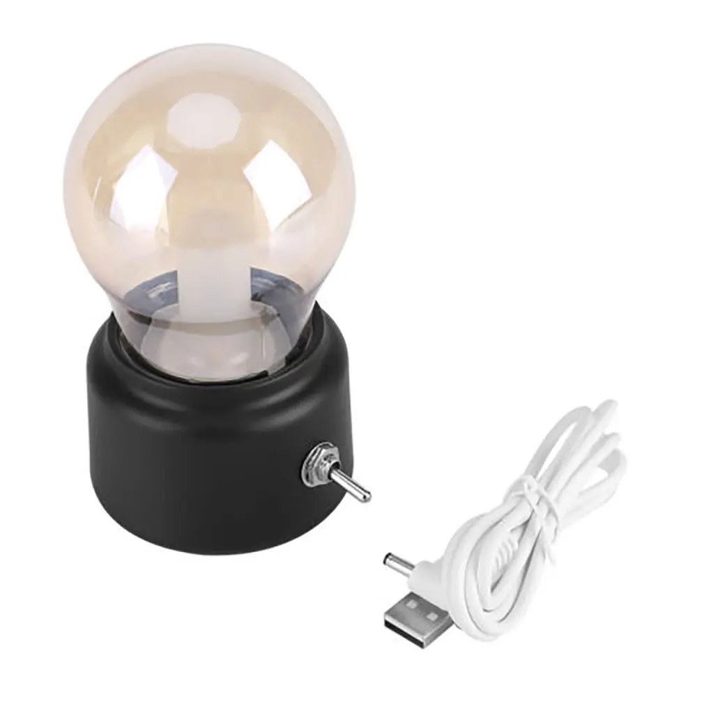 Vintage Bulb Night Light Retro USB Rechargeable Luminative Nightlight LED Energy-saving Mini Reading Light Bed Lamps Decor Sale
Vintage Bulb Night Light Retro USB Rechargeable Luminative Nightlight LED Energy-saving Mini Reading Light Bed Lamps Decor Sale