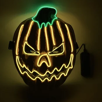 Glowing Mask EL Cold Light Halloween Scared Black Bloody Horror Mask LED Party Party Mask
Glowing Mask EL Cold Light Halloween Scared Black Bloody Horror Mask LED Party Party Mask