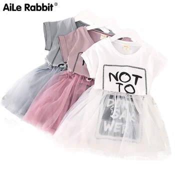 Cotton Princess Dresses Girls Gauze Letters Short Sleeve Dress Girl Dress Children's Wear Fashion Clothing
Cotton Princess Dresses Girls Gauze Letters Short Sleeve Dress Girl Dress Children's Wear Fashion Clothing