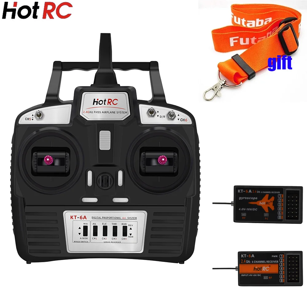 Hotrc HT-6A 2.4G 6CH RC Transmitter FHSS & 6CH Receiver With Box For Rc Airplane DIY KT Board Machine
Hotrc HT-6A 2.4G 6CH RC Transmitter FHSS & 6CH Receiver With Box For Rc Airplane DIY KT Board Machine