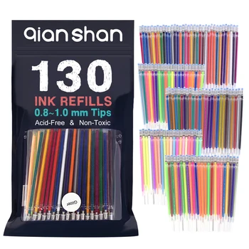 130colors Cute Multicolor highlighter Gel Pen 0.08mm Refills Set Colorful Replaceable marcadores For Writing Painting Graffiti
130colors Cute Multicolor highlighter Gel Pen 0.08mm Refills Set Colorful Replaceable marcadores For Writing Painting Graffiti