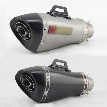 For TRK502 Z800 R6 MT-09 CBR500 Universal 38~51mm carbon fiber Motorcycle Exhaust Modified Muffler With Removable DB Killer
For TRK502 Z800 R6 MT-09 CBR500 Universal 38~51mm carbon fiber Motorcycle Exhaust Modified Muffler With Removable DB Killer