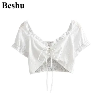 za 2020 fashion blouse women deep V-neck ruffle center drawstring bow lace-up blouse female hollow out elastic back blusas mujer
za 2020 fashion blouse women deep V-neck ruffle center drawstring bow lace-up blouse female hollow out elastic back blusas mujer