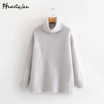Huaxiafan Women Sweaters Solid Winter Thick Pullover Turtleneck Jumpers Solid Long Sleeve Pullovers Casual Tops Female Sweaters
Huaxiafan Women Sweaters Solid Winter Thick Pullover Turtleneck Jumpers Solid Long Sleeve Pullovers Casual Tops Female Sweaters