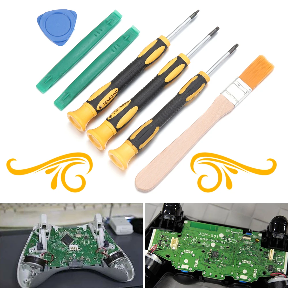 7Pcs Screwdriver Tools Repair Kit Set forXbox One /360 For PS3/PS4 Controller Gamepad Repair Tool Gaming Accessories New Hot
7Pcs Screwdriver Tools Repair Kit Set forXbox One /360 For PS3/PS4 Controller Gamepad Repair Tool Gaming Accessories New Hot