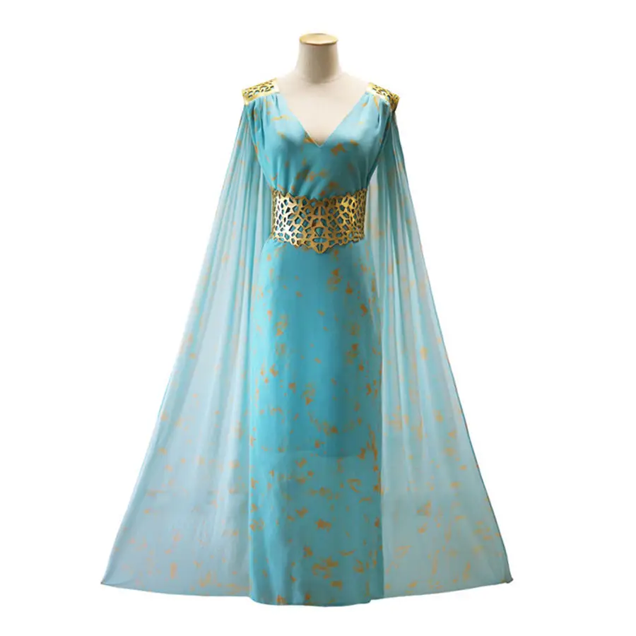 Mother of Dragons Game of Thrones Daenerys Targaryen Women Dress Up Costume Cosplay Maxi Dress Halloween Party Dress Plus Size
Mother of Dragons Game of Thrones Daenerys Targaryen Women Dress Up Costume Cosplay Maxi Dress Halloween Party Dress Plus Size