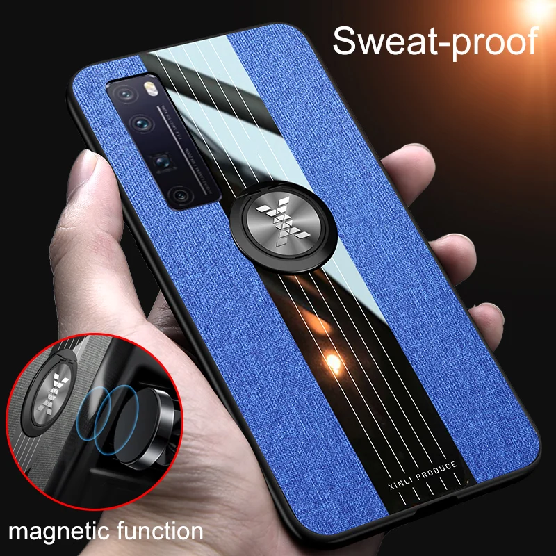 For Huawei Nova 7 Pro Case Ring Holder Fabric Hard Cover Soft Frame Cloth Phone Case For Huawei Nova 6 7 SE 5 5i Pro Cover
For Huawei Nova 7 Pro Case Ring Holder Fabric Hard Cover Soft Frame Cloth Phone Case For Huawei Nova 6 7 SE 5 5i Pro Cover