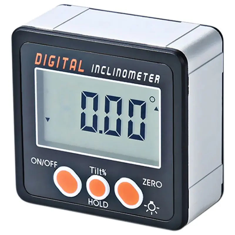 Digital Inclinometer 0-360 Angle Triangle ruler Electronic Protractor Aluminum Alloy Shell Box Angle Gauge Meter Magnets Base
Digital Inclinometer 0-360 Angle Triangle ruler Electronic Protractor Aluminum Alloy Shell Box Angle Gauge Meter Magnets Base