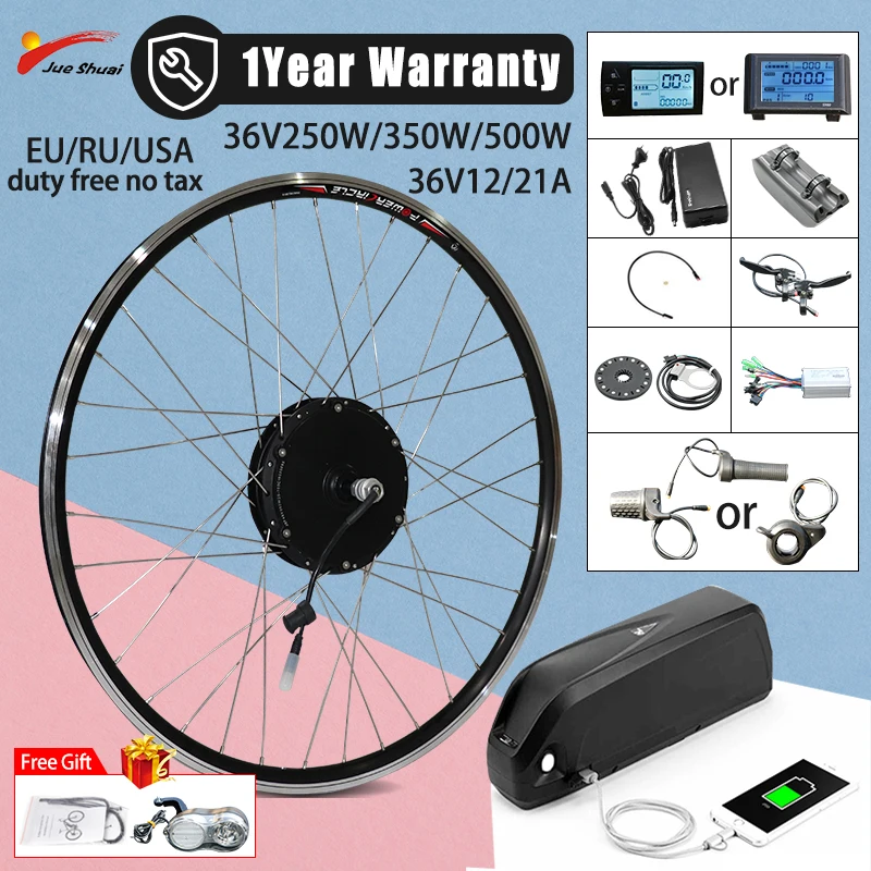 Jueshuai Electric Bicycle Conversion Kit 250W 350W 500W Front Wheel 36V12A 21A Hailong Kettle Battery Conversion Kit
Jueshuai Electric Bicycle Conversion Kit 250W 350W 500W Front Wheel 36V12A 21A Hailong Kettle Battery Conversion Kit