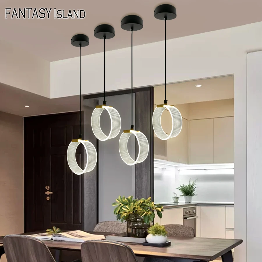 Modern Chandelier Lighting Acrylic Hanging Lights Villa Restaurant Bedside Decorative Lamps Restaurant Light 
Modern Chandelier Lighting Acrylic Hanging Lights Villa Restaurant Bedside Decorative Lamps Restaurant Light