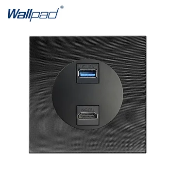 USB 3.0 HDMI Socket For DATA Transmission Wallpad Luxury Aluminum Metal Panel Electric Wall Power Socket Electrical Outlets 
USB 3.0 HDMI Socket For DATA Transmission Wallpad Luxury Aluminum Metal Panel Electric Wall Power Socket Electrical Outlets
