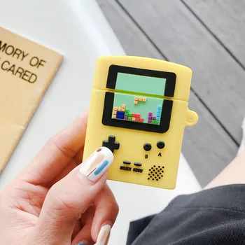 3D Gameboy Tetris game console bluetooth headset Silicone case for apple airpods 1 2 Wireless charging cover for airpods pro 3
3D Gameboy Tetris game console bluetooth headset Silicone case for apple airpods 1 2 Wireless charging cover for airpods pro 3