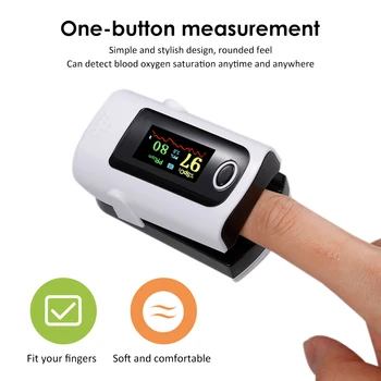 Fingertip Pulse Oximeter Blood Oxygen Saturation SpO2 PR Saturimetro Oximetro de dedo Oxymetre pulsómetro Pulsoksymetr Napalcowy
Fingertip Pulse Oximeter Blood Oxygen Saturation SpO2 PR Saturimetro Oximetro de dedo Oxymetre pulsómetro Pulsoksymetr Napalcowy