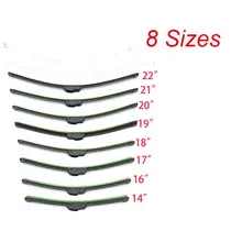 Universal U-type Soft Frameless Bracketless Rubber Car Windshield Wiper Blade 14 16 17 18 19 20 21 22 24 26 Inch Car Accessories
Universal U-type Soft Frameless Bracketless Rubber Car Windshield Wiper Blade 14 16 17 18 19 20 21 22 24 26 Inch Car Accessories