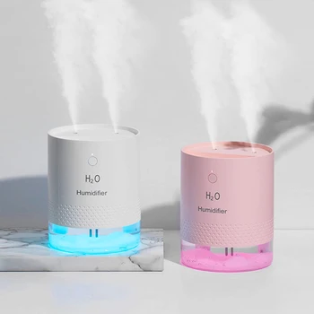 Double Nozzle Usb Air Humidifier Diffuser 650ML Rechargeable Wireless Electric Ultrasonic Humidifier Mist Maker LED Night Light
Double Nozzle Usb Air Humidifier Diffuser 650ML Rechargeable Wireless Electric Ultrasonic Humidifier Mist Maker LED Night Light