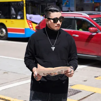 Big size Men's Wear super Brand Fat Man Sweater Loose high Collar Plus Fat Plus Thin Section Knitting Shirt Backing
Big size Men's Wear super Brand Fat Man Sweater Loose high Collar Plus Fat Plus Thin Section Knitting Shirt Backing