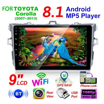 9 Inch Android 8.1 2 Din 2.5D Glass Car Radio Multimedia Player GPS Navigation Wifi Bluetooth for Toyota Corolla 2007-2008-2013
9 Inch Android 8.1 2 Din 2.5D Glass Car Radio Multimedia Player GPS Navigation Wifi Bluetooth for Toyota Corolla 2007-2008-2013