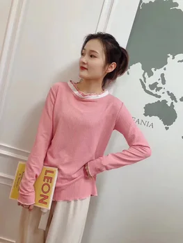 2020 New Shirt Lace Wild Long Sleeve Bottoming Shirt 
2020 New Shirt Lace Wild Long Sleeve Bottoming Shirt