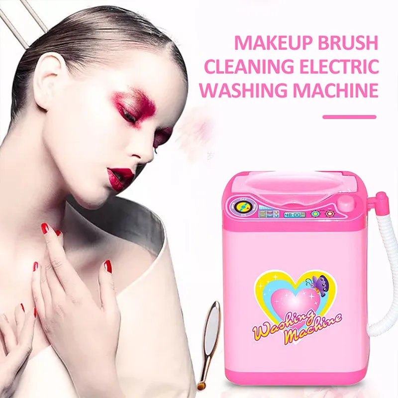 Washing Machine Toys Mini Washing Machine Brush Cleaner Cosmetic Automatic Electric Pink 360 Rotation Beauty Tool Kids Health
Washing Machine Toys Mini Washing Machine Brush Cleaner Cosmetic Automatic Electric Pink 360 Rotation Beauty Tool Kids Health