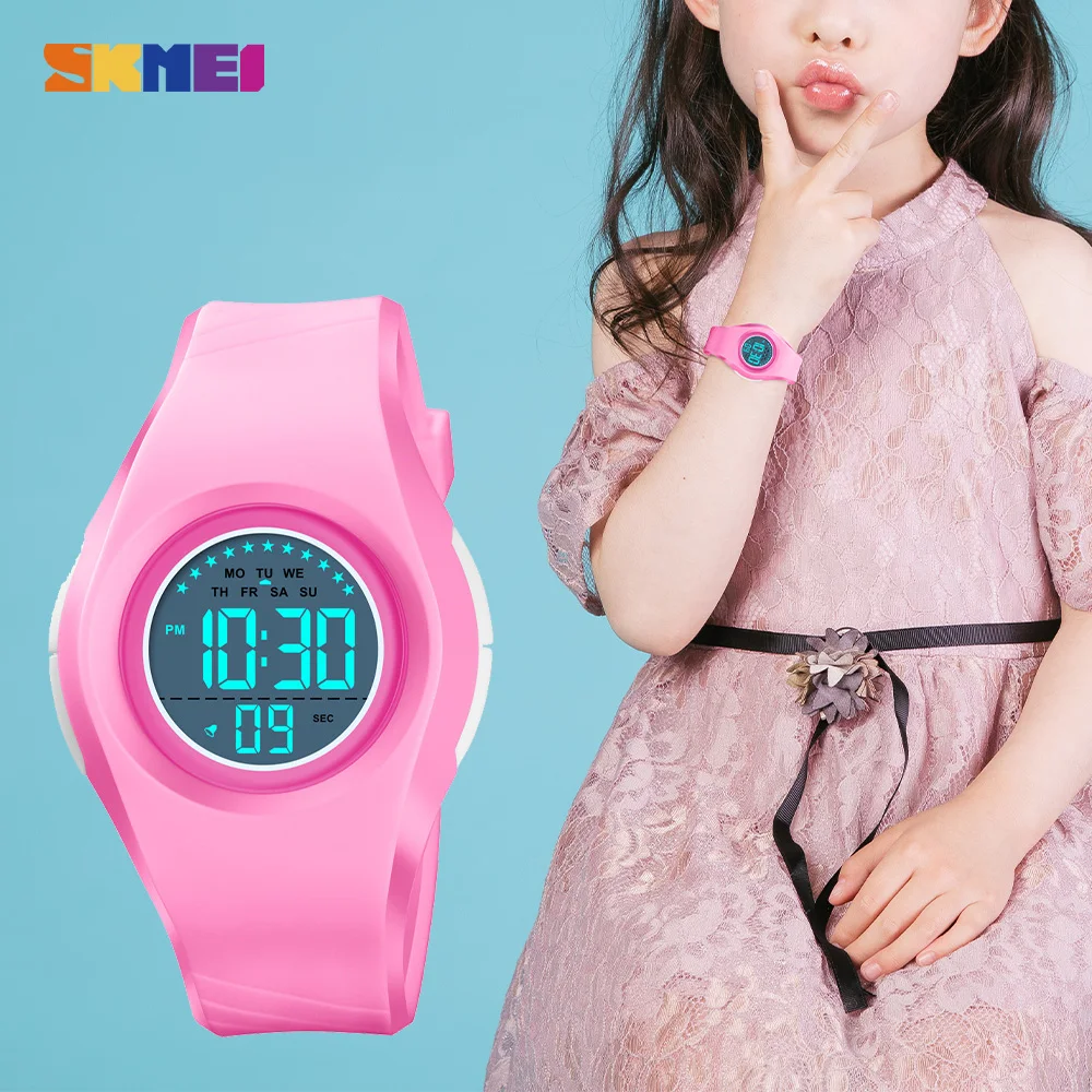 Часы наручные SKMEI Детские с цифровым механизмом в стиле милитари хронографом и