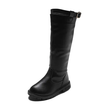 Girls Boots Chic Kids Knee-high Boots Fashion Princess Children Motorcycle Boots Warm Cotton Rubber Sole PU Waterproof Snow Boot 
Girls Boots Chic Kids Knee-high Boots Fashion Princess Children Motorcycle Boots Warm Cotton Rubber Sole PU Waterproof Snow Boot