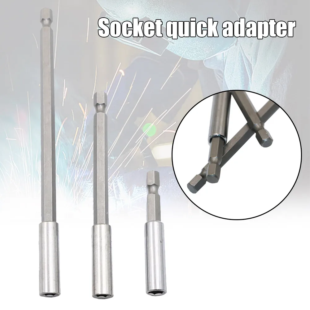 Magnetic Screwdriver Extension Drill 3pcs 60/100/150mm Quick Release 1/4 Tools Bit set Screwdriver Extension Adapters-30
Magnetic Screwdriver Extension Drill 3pcs 60/100/150mm Quick Release 1/4 Tools Bit set Screwdriver Extension Adapters-30