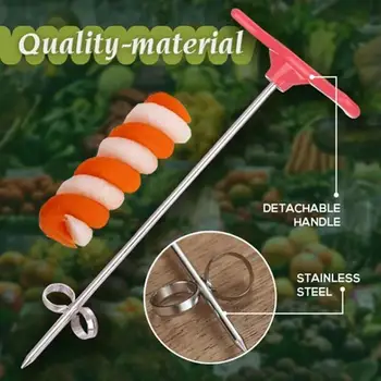 Stainless Spiral Cutter Rotating Machine Manual Magic Slicer Healthy Creative Fruit Vegetable Tools Spiral Slicer Kitchen Tools
Stainless Spiral Cutter Rotating Machine Manual Magic Slicer Healthy Creative Fruit Vegetable Tools Spiral Slicer Kitchen Tools