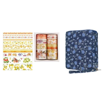 HOT-10Pcs/Set Decorative Kawaii Washi Tape Set E & 1x 120 Slots Colored Pencil Case Oxford Fabric Pen Case(Denim Floret)
HOT-10Pcs/Set Decorative Kawaii Washi Tape Set E & 1x 120 Slots Colored Pencil Case Oxford Fabric Pen Case(Denim Floret)