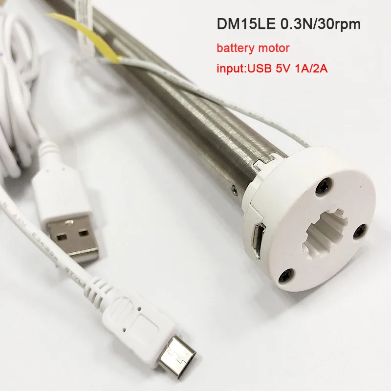 Dooya DM15LE lithium battery tubular motor USB 5V 1A 2A 433MHz for roller blinds shutter zebra blinds curtain
Dooya DM15LE lithium battery tubular motor USB 5V 1A 2A 433MHz for roller blinds shutter zebra blinds curtain