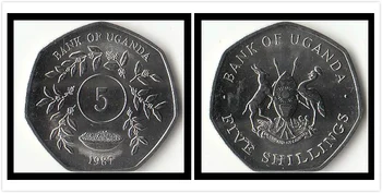 Uganda 5 shillings 1987 edition Coins Africa New Original Coin Unc Collectible Real Rare Commemorative
Uganda 5 shillings 1987 edition Coins Africa New Original Coin Unc Collectible Real Rare Commemorative