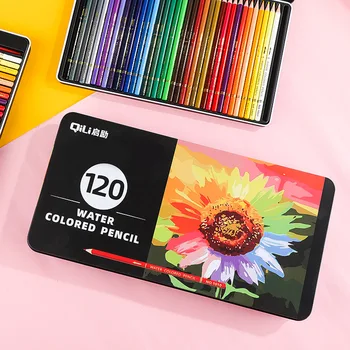 120 color water soluble color lead art painting supplies water soluble color lead set color pencil 72 color iron box 
120 color water soluble color lead art painting supplies water soluble color lead set color pencil 72 color iron box