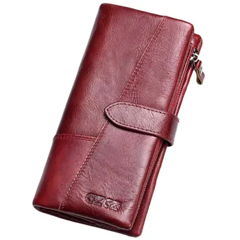Gzcz Women Wallet Genuine Leather Female Long Clutch Lady Money Bag Magic Zipper Coin Purse(Red L)
Gzcz Women Wallet Genuine Leather Female Long Clutch Lady Money Bag Magic Zipper Coin Purse(Red L)