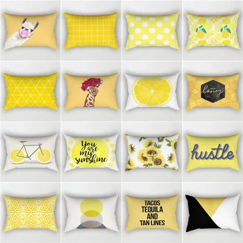 Elife Yellow Geometric throw pillow shams Polyester Rectangular Pillows case For Sofa waist cushion Cover Home Decor 30x50cm
Elife Yellow Geometric throw pillow shams Polyester Rectangular Pillows case For Sofa waist cushion Cover Home Decor 30x50cm