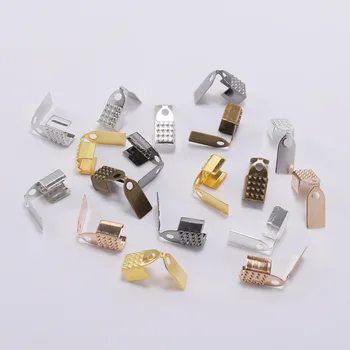 100pcs/lot Metal End Clasps End Caps Bead Leather Cord Crimp Connectors For Jewelry Making Findings DIY Accessories Supplies
100pcs/lot Metal End Clasps End Caps Bead Leather Cord Crimp Connectors For Jewelry Making Findings DIY Accessories Supplies