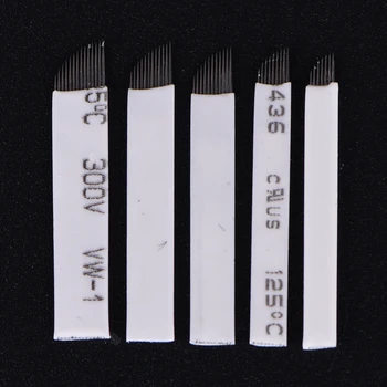 10Pcs/Set 7/9/11/12/14 Pins Needle Blade Makeup Eyebrow Tattoo Microblading Needles For 3D Embroidery Manual Tattoo Pen
10Pcs/Set 7/9/11/12/14 Pins Needle Blade Makeup Eyebrow Tattoo Microblading Needles For 3D Embroidery Manual Tattoo Pen