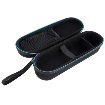 Portable Carry Case for Sony XB20 / XB21, Zipper Replace Bluetooth Speaker Travel Handheld Bag Hard Shell Box (Blue + black)