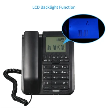 2-Line Digital Corded Telephone Desk Landline Phone Support 3-Way Conference Call with LCD Display for Office Business Home
2-Line Digital Corded Telephone Desk Landline Phone Support 3-Way Conference Call with LCD Display for Office Business Home