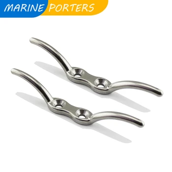 4" And 6" 2PCS Stainless Steel 316 Deck Cleat Rope Tie For Marine Boat Yacht Marine Hardware Sailing Pontoon Parts Accessories
4" And 6" 2PCS Stainless Steel 316 Deck Cleat Rope Tie For Marine Boat Yacht Marine Hardware Sailing Pontoon Parts Accessories