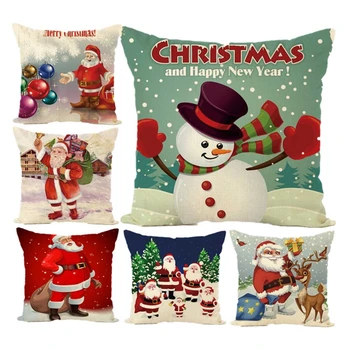 4 pieces of digital printing Christmas ornament pillowcase 18 inch linen cushion 57BB
4 pieces of digital printing Christmas ornament pillowcase 18 inch linen cushion 57BB
