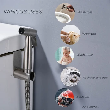 New Toilet bidet sprayer Handheld Bidet Sprayer Shattaf Cloth Diaper Toilet Sprayer Stainless Steel Bathroom Shower Bidet Spray
New Toilet bidet sprayer Handheld Bidet Sprayer Shattaf Cloth Diaper Toilet Sprayer Stainless Steel Bathroom Shower Bidet Spray