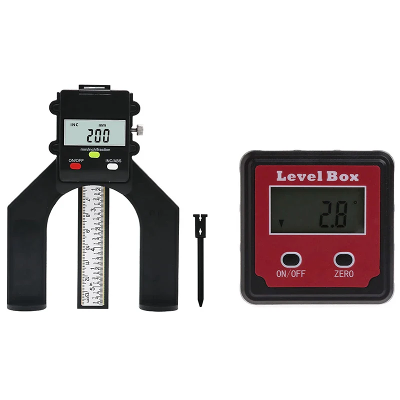 TOP Digital Level Box Protractor Finder Level Specification Bevel Gage Inclinometer with Backlight and Magnetic Base
TOP Digital Level Box Protractor Finder Level Specification Bevel Gage Inclinometer with Backlight and Magnetic Base